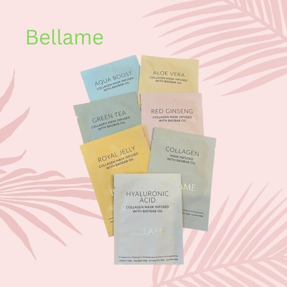 Bellamie 7 Day Refresh Collagen Masks - Cream skincare women’s Bellame beauty - Picture 1 of 3